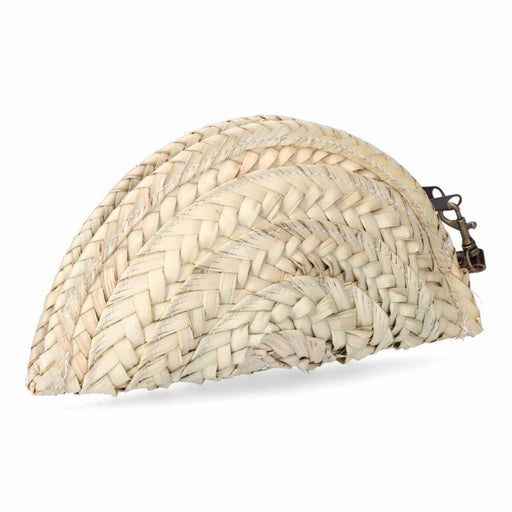 Purse by Edm Amelia Palm Leaf with Handle