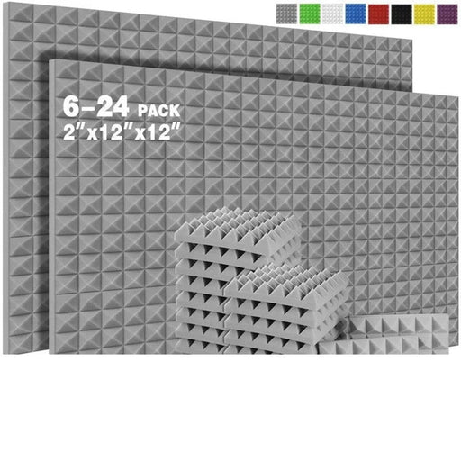 Pyramid Acustic Panel 6 12 24 Pcs Sound Treatment Acoustic