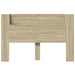 Queen Size Headboard Cabinet With Led Sonoma Oak