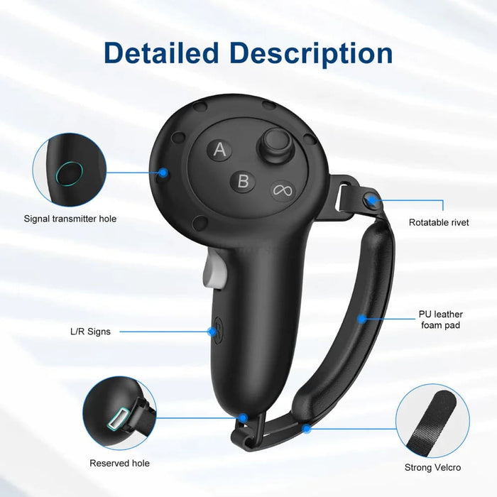 For Quest 3 Vr Anti-collision Touch Controller Skin Handle