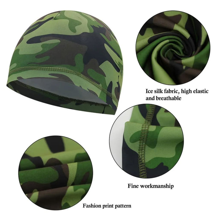 Quick Dry Camo Cycling Beanie