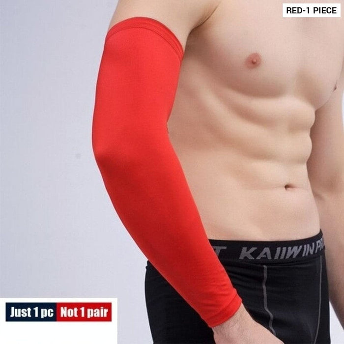 1pc Quick Dry Uv Protection Arm Sleeves For Sports Cycling