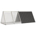 Rabbit Cage Anthracite 201.5x80.5x71 Cm Galvanised Steel