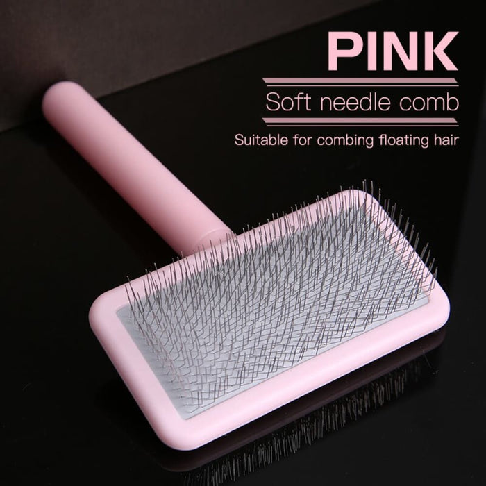 Pet Cat Dog Rabbit Hair Brush Massage Comb Open-knot