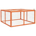 Rabbit Hutch 124x120x60 Cm Solid Firwood Oibnil