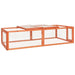 Rabbit Hutch 183x90x46.5 Cm Solid Firwood Oibnii