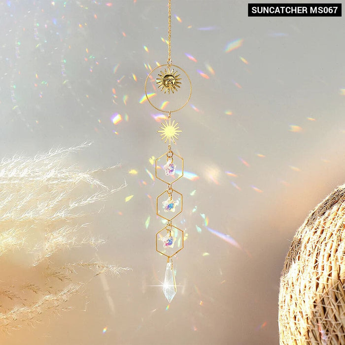 Rainbow Crystal Prism Suncatcher For Window Decor