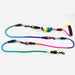 Rainbow Design 3 In 1 Nylon Leash With Durable Black Hook