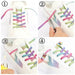 Rainbow Magnetic Lock Elastic No Tie Sneakers Shoe Laces