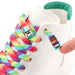 Rainbow Magnetic Lock Elastic 8mm Wide Shoe Laces For Kids