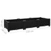 Raised Bed 120x40x23 Cm Polypropylene Tolpxn