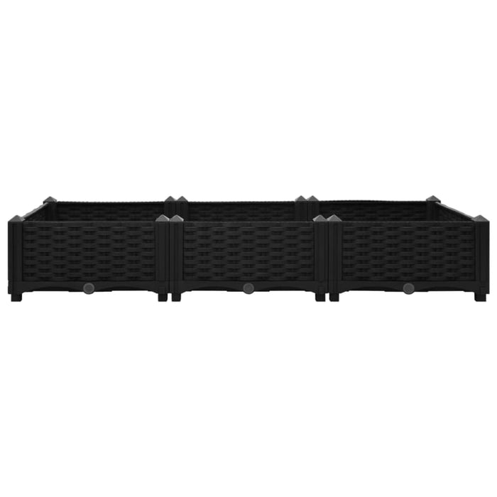 Raised Bed 120x40x23 Cm Polypropylene Tolpxn