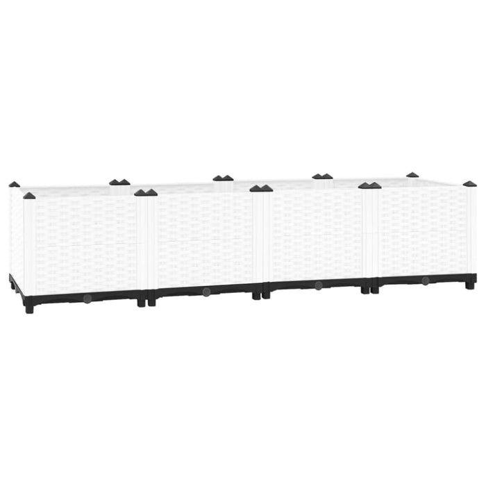 Raised Bed 160x40x38 Cm Polypropylene Opttoo