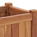 Raised Bed 30x30x30 Cm Solid Teak Wood Ankla