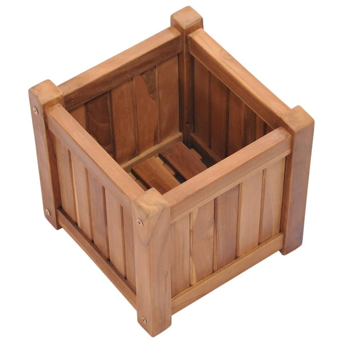 Raised Bed 30x30x30 Cm Solid Teak Wood Ankla