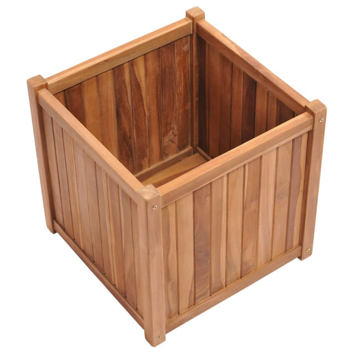 Raised Bed 50x50x50 Cm Solid Teak Wood Ankll