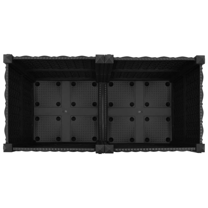 Raised Bed 80x40x38 Cm Polypropylene Tolpto