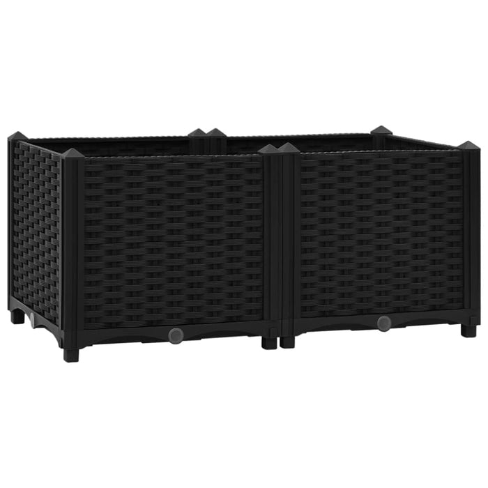 Raised Bed 80x40x38 Cm Polypropylene Tolpto