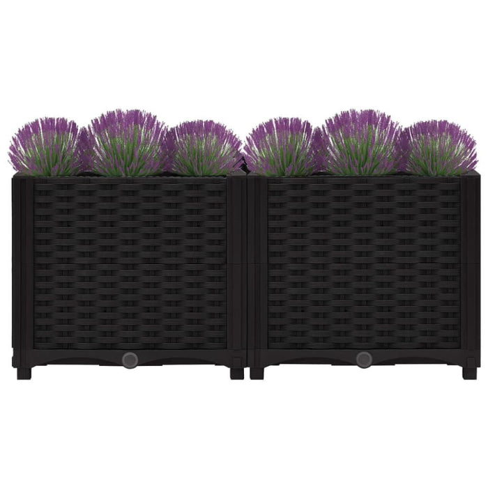 Raised Bed 80x40x38 Cm Polypropylene Tolpto