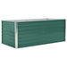 Raised Garden Bed 160x80x45 Cm Galvanised Steel Green Aiboa