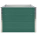 Raised Garden Bed 160x80x45 Cm Galvanised Steel Green Aiboa