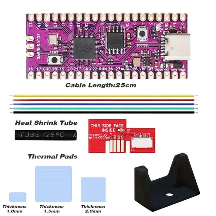 Raspberry Pico Boot Board Rp2040 Dual-core 264kb Sram