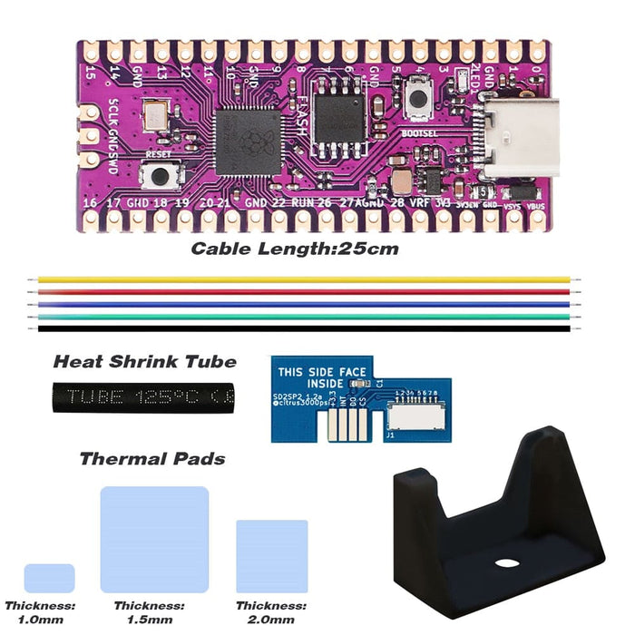 Raspberry Pico Boot Board Rp2040 Dual-core 264kb Sram