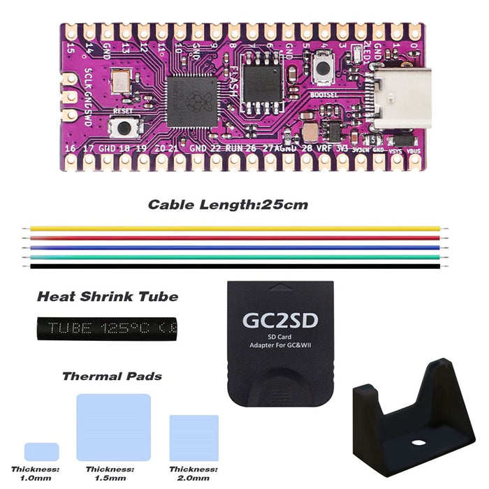 Raspberry Pico Boot Board Rp2040 Dual-core 264kb Sram