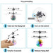 Rc Gesture Control Led Light Suspension Crystal Ball