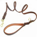 Real Leather Feel Comfortable Dog Leash