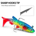 Realistic 7.5cm/13.5g t Tail Soft Lure For Sea Bass Fishing