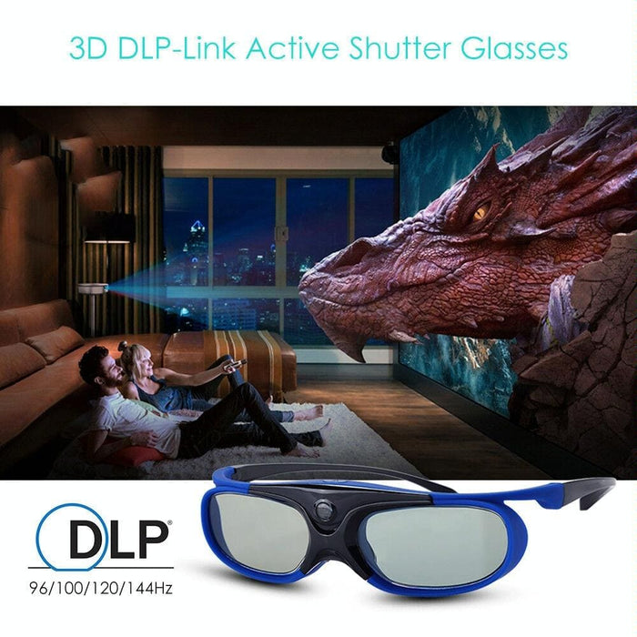 Rechargeable 3d Glasses For Dlp Projectors