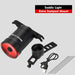 Usb Rechargeable Brake Sensing Smart Bicycle Taillight