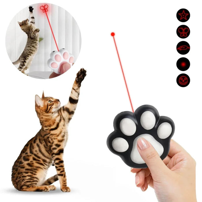 Rechargeable Cat Laser Toy With 5 Patterns