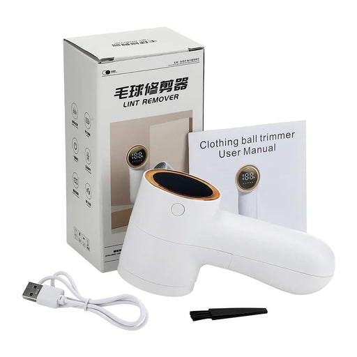 Rechargeable Electric Lint Remover With Digital Display