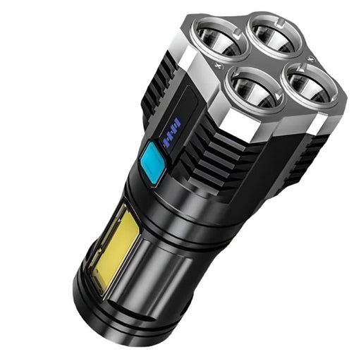 Rechargeable Led Camping Torch With Cob Side Light