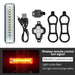 Usb Rechargeable Remote Turn Led Light