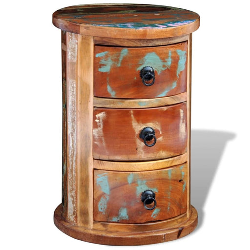 Reclaimed Cabinet with 3 Drawers Solid Wood Xaolal