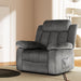 Recliner Chair Electric Massage Velvet Lounge Sofa Heated