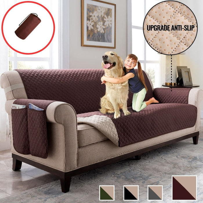 Recliner Sofa Cover Pet Dog Kids Mat Protector Elastic