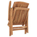 Reclining Garden Chairs 4 Pcs Solid Teak Wood Tbixlxi