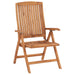 Reclining Garden Chairs 4 Pcs Solid Teak Wood Tbixlxi