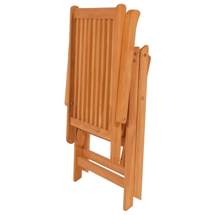 Reclining Garden Chairs 8 Pcs Solid Teak Wood Tbixpab