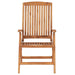 Reclining Garden Chairs With Cushions 6 Pcs Solid Teak Wood