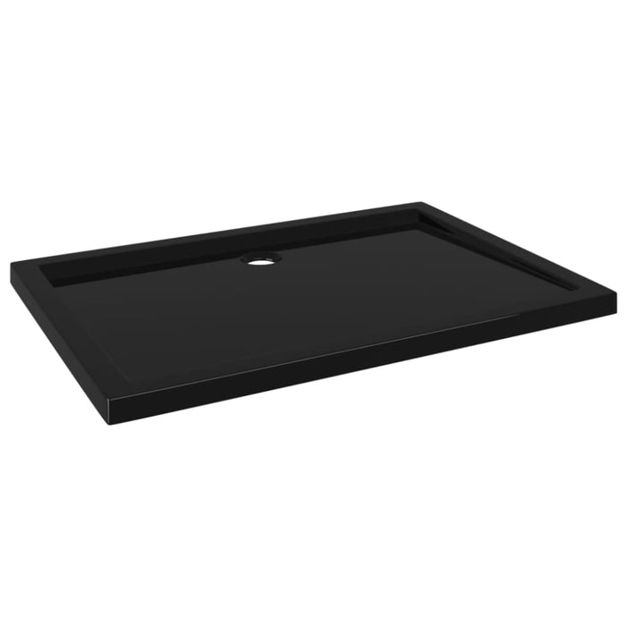 Rectangular Abs Shower Base Tray Black 70x100 Cm Oankop