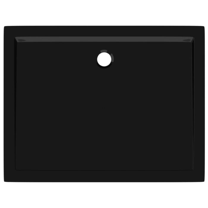 Rectangular Abs Shower Base Tray Black 70x90 Cm Oankoo