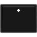 Rectangular Abs Shower Base Tray Black 80x100 Cm Oankox