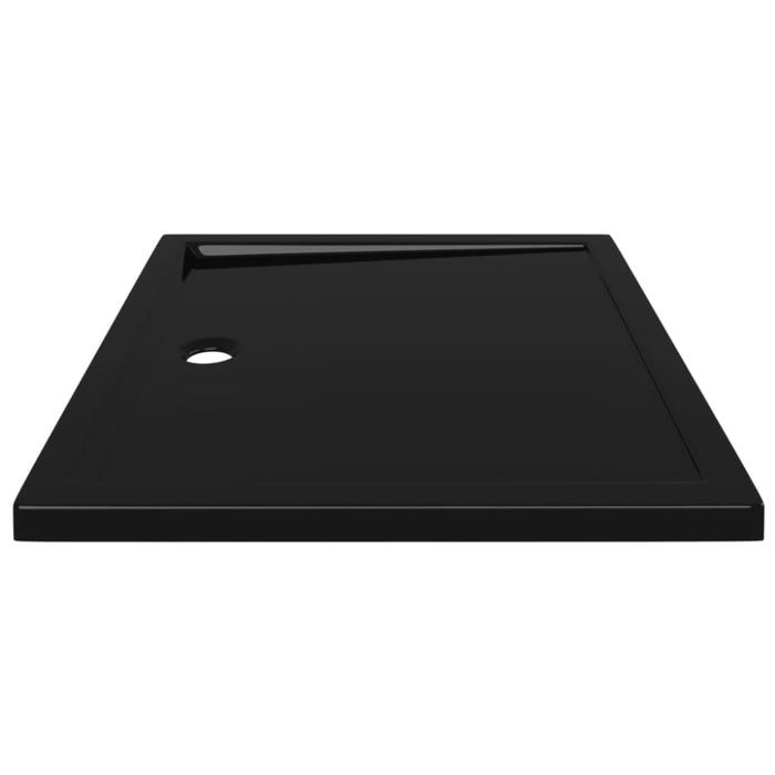 Rectangular Abs Shower Base Tray Black 80x90 Cm Oankoi