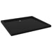 Rectangular Abs Shower Base Tray Black 80x90 Cm Oankoi