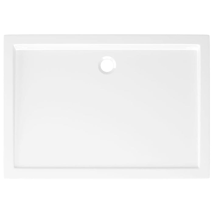 Rectangular Abs Shower Base Tray White 70x100 Cm Oankbl